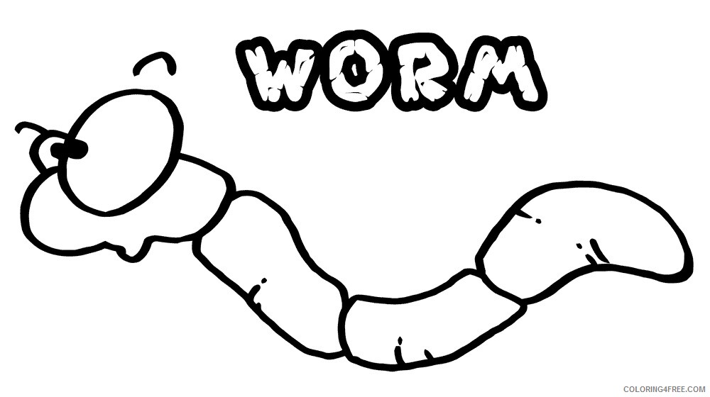 Worm Coloring Sheets Animal Coloring Pages Printable 2021 4635 Coloring4free
