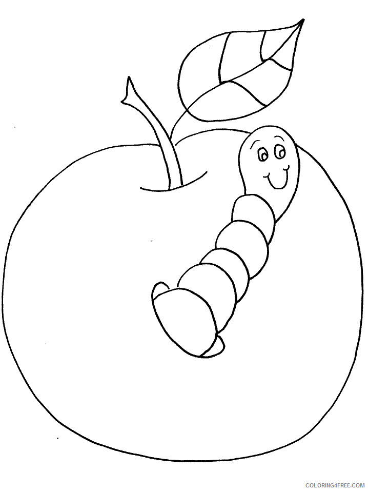 Worm Coloring Sheets Animal Coloring Pages Printable 2021 4636 Coloring4free
