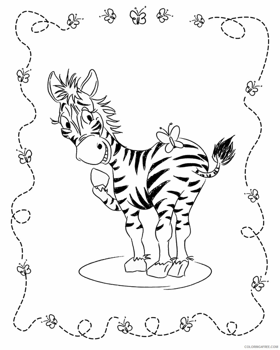 Zebra Printable Sheets zebra_cl_16 2021 5110 Coloring4free