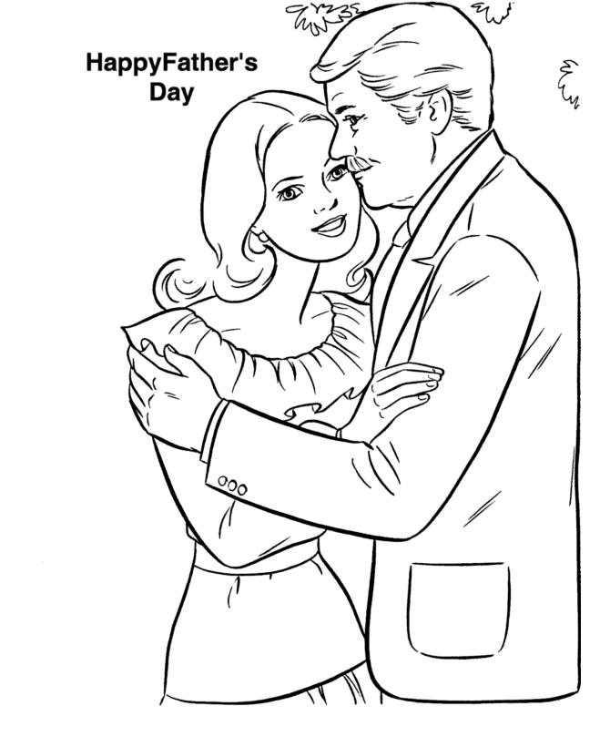 1 Dad Coloring Pages Printable Sheets Father and Daughter Colouring Pages 2021 09 Coloring4free