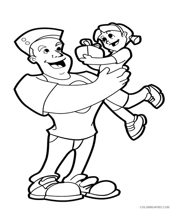 1 Dad Coloring Pages Printable Sheets Fathers Day 1 2021 09 009 Coloring4free