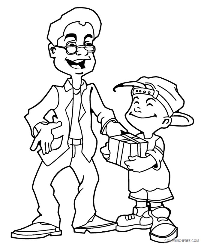 1 Dad Coloring Pages Printable Sheets Fathers Day 2 2021 09 010 Coloring4free