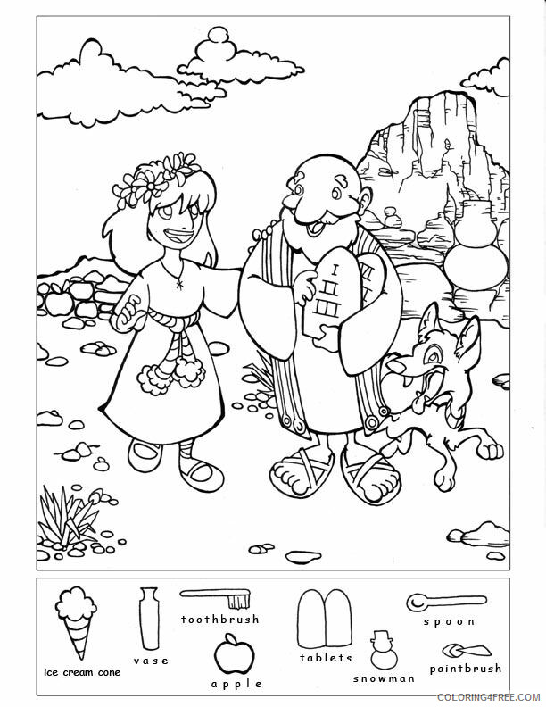 10 Commandments Coloring Page The Catholic Toolbox A to 2021 09 Coloring4free