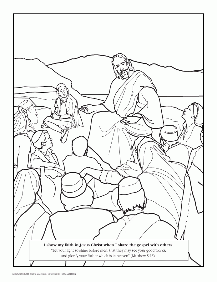10 Lepers Coloring Pages Printable Sheets LDS Lesson Ideas 2021 09 076 Coloring4free