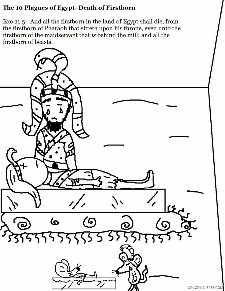 10 Plagues Coloring Pages Printable Sheets page Spiritual Training jpg 2021 09 083 Coloring4free