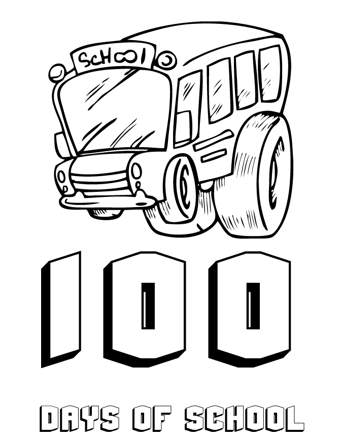 100 Days School Coloring Pages Printable Sheets 100 Days Of School Coloring 2021 09 136 Coloring4free