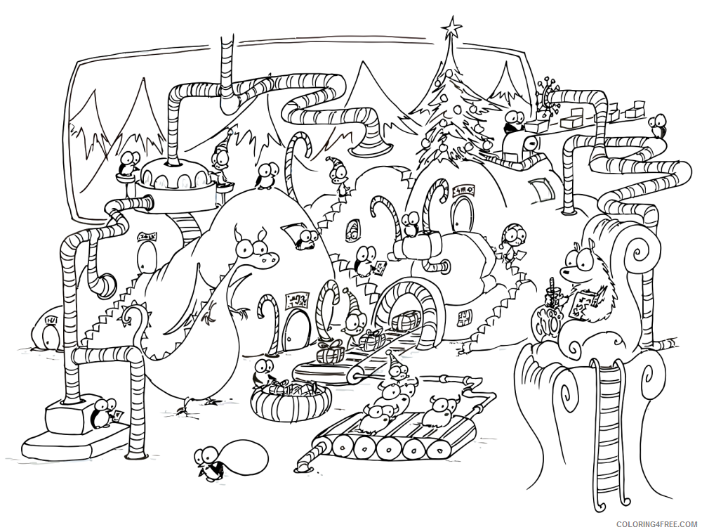 1000 Coloring Pages Printable Sheets christmas bell page Coloring 2021 09 149 Coloring4free