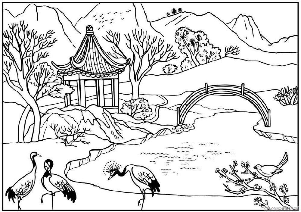 1000 Free Coloring Pages Printable Sheets Chinese 6 Free Coloring 2021 09 165 Coloring4free