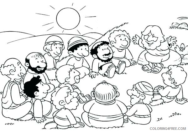 12 Apostles Of Jesus Coloring Pages Jesus And His Disciples Coloring 2021 09 346 Coloring4free Coloring4free Com