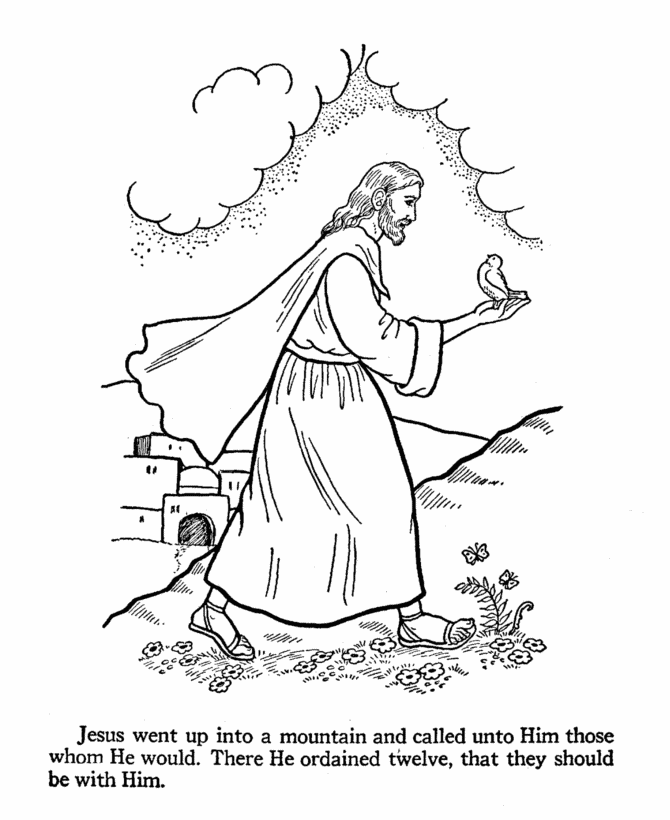 12 Apostles of Jesus Coloring Pages Printable Sheets The Apostles Jesus 2021 09 348 Coloring4free