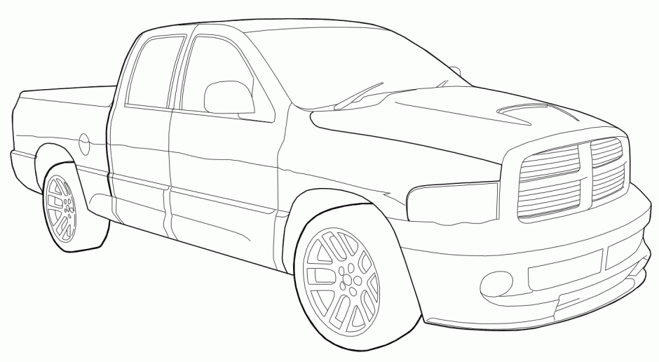 1500 Truck Coloring Pages Printable Sheets Dodge Ram 1500 Trucks Truck 2021 09 376 Coloring4free