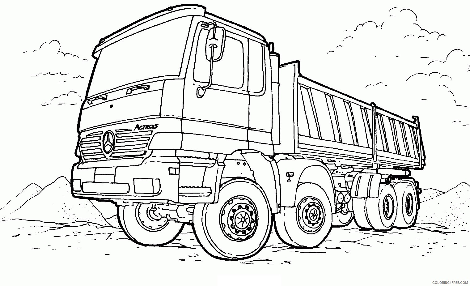 1500 Truck Coloring Pages Printable Sheets Of Cars And 2021 09 372 Coloring4free