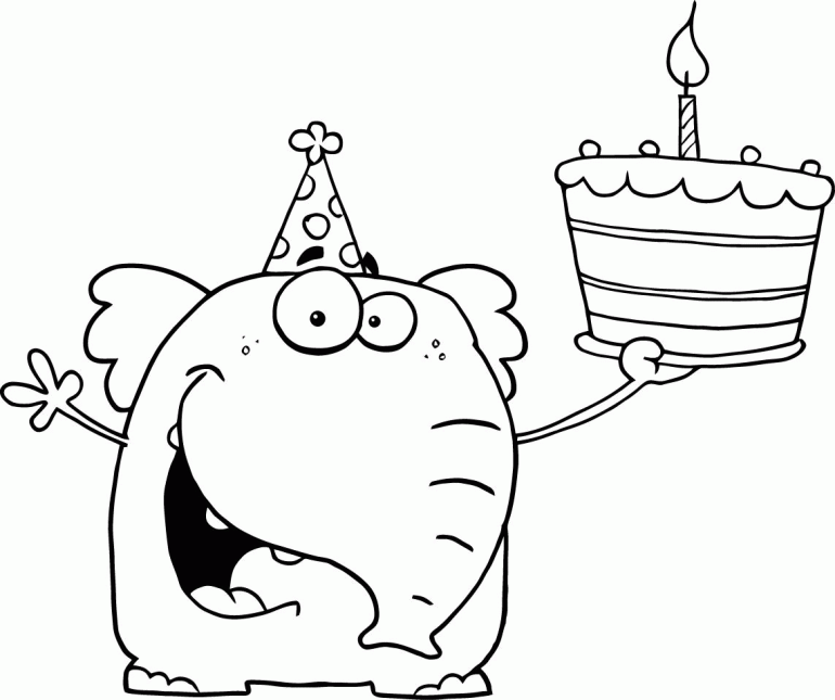 1st Birthday Coloring Pages Printable Sheets Happy 1st Birthday Pages 2021 09 403 Coloring4free