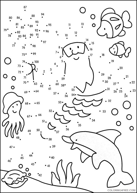 200 Dot to Dot Coloring Pages Printable Sheets Dot To Dot Pages 2021 09 424 Coloring4free