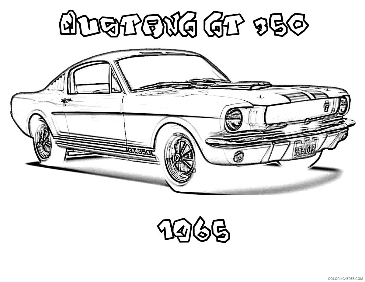 2004 Mustang Coloring Page Printable Sheets Fierce Car Ford Cars 2021 09 447 Coloring4free