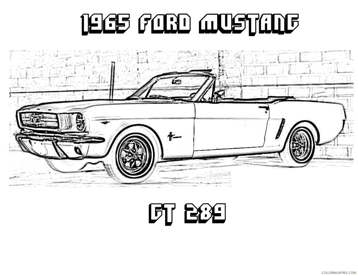 2004 Mustang Coloring Page Printable Sheets Fierce Car Ford Cars 2021 09 449 Coloring4free