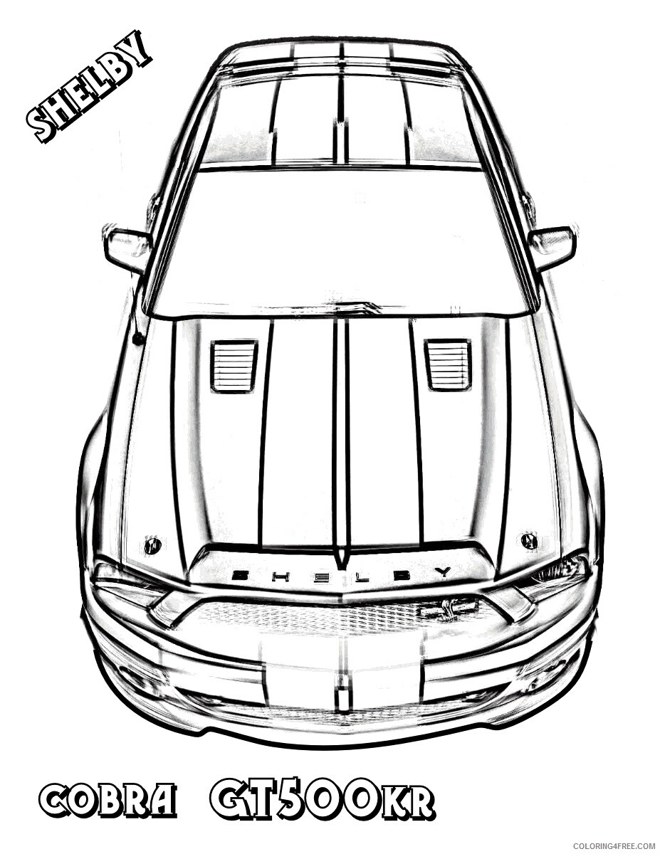 2004 Mustang Coloring Page Printable Sheets Ford For Kids 2021 09 450 Coloring4free Coloring4free Com