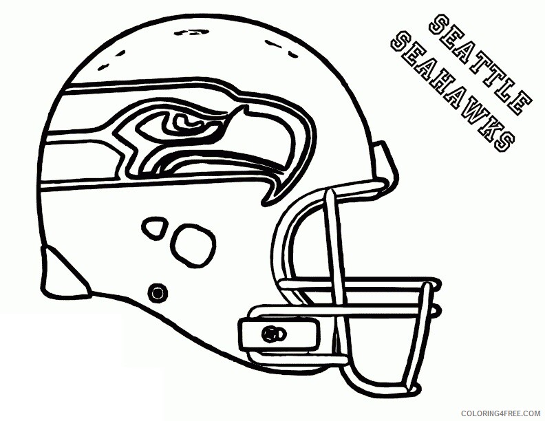 2016 Super Bowl Coloring Pages Papers Seattle Seahawks Logo Coloring 2021 09 485 Coloring4free