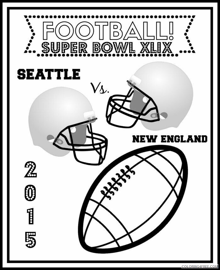 2016 Super Bowl Coloring Pages Printable Sheets Free Super Bowl Pages 2021 09 483 Coloring4free