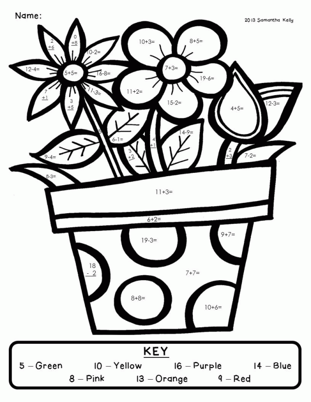 2nd Grade Coloring Pages Printable Sheets Math Facts Math 2021 09 504 Coloring4free