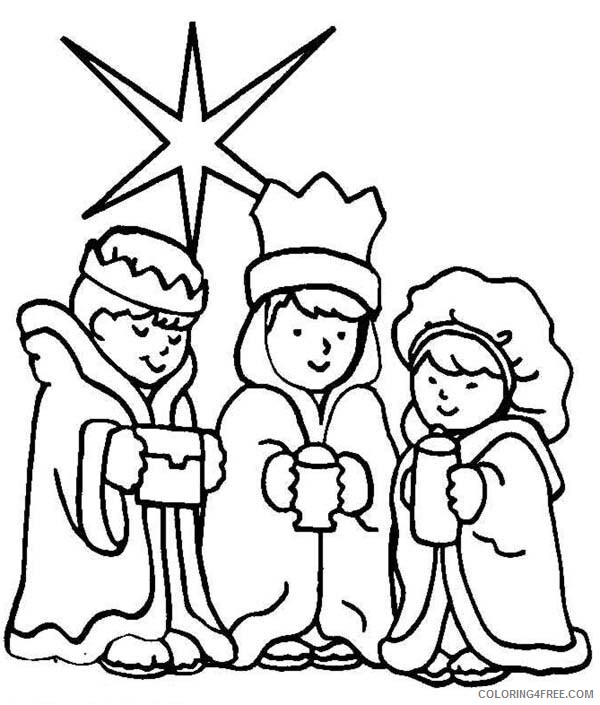 3 Kings Coloring Pages Printable Sheets Free Three Wise Men Images 2021 ...