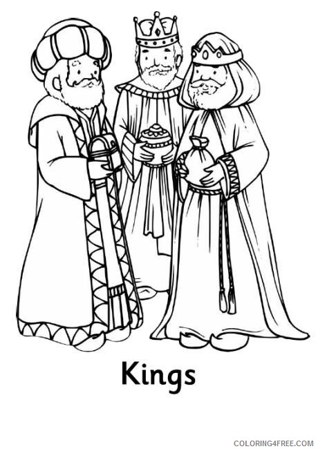 3 Kings Coloring Pages Printable Sheets Nativity Colouring The Three 2021 09 521 Coloring4free