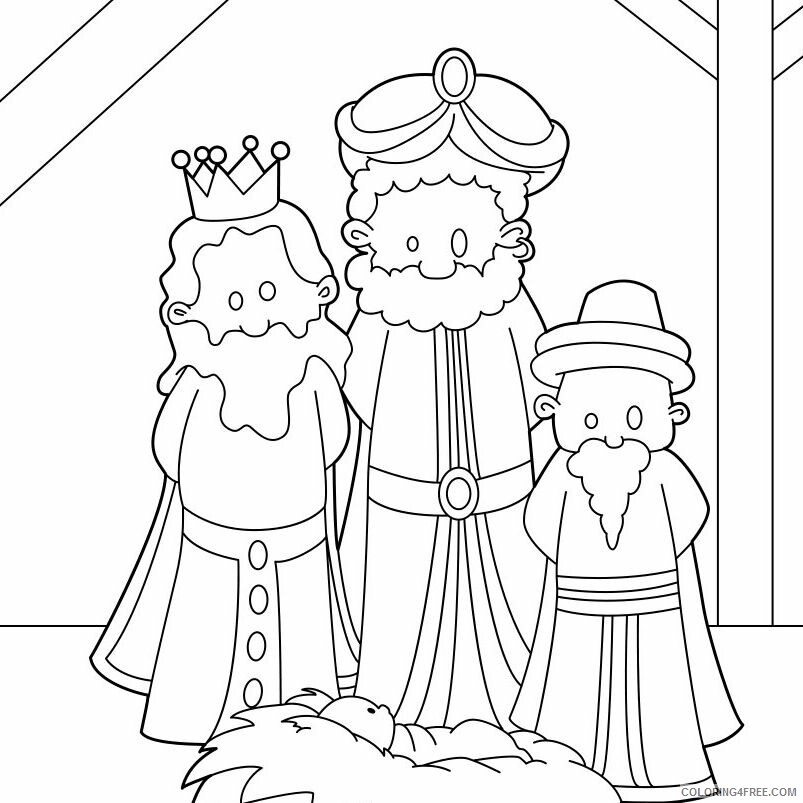 3 Kings Coloring Pages Printable Sheets Top 28 Places to Print 2021 09 530 Coloring4free