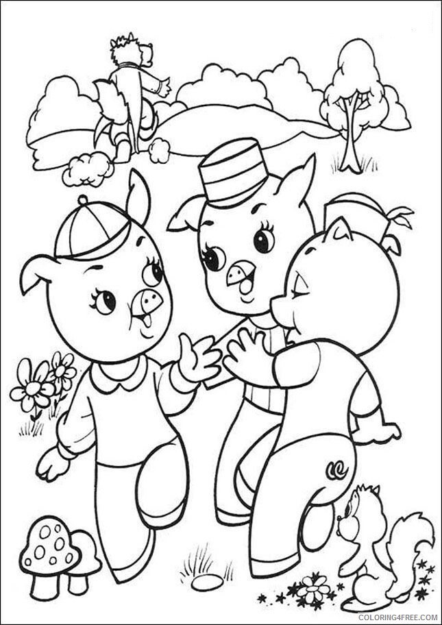 3 Little Pigs Pictures Printable Sheets De 3 biggetjes 04 Printable 2021 09 539 Coloring4free