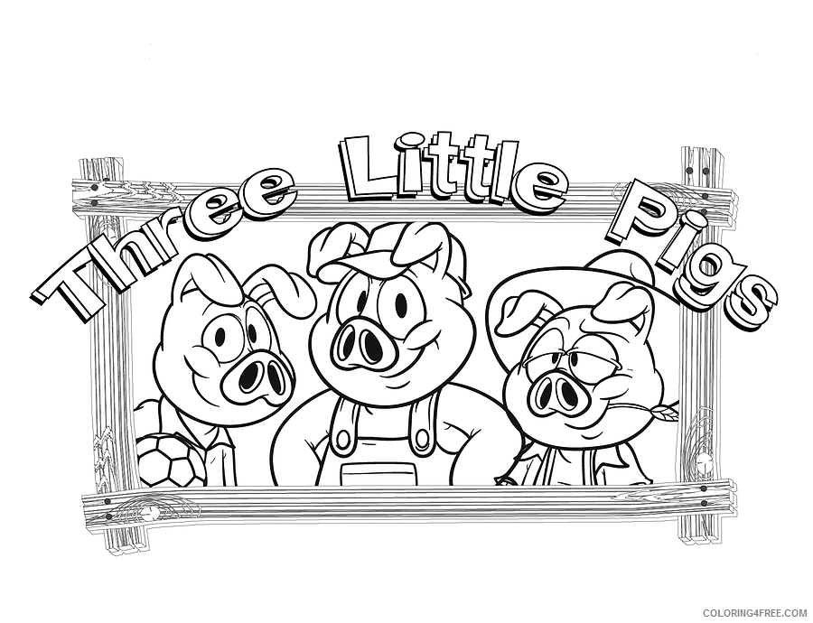 3 Little Pigs Pictures Printable Sheets Journey Champ The Original Walk 2021 09 543 Coloring4free