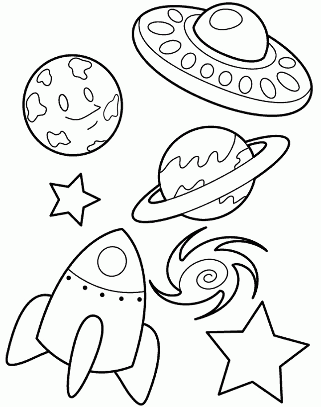 3 Year Old Coloring Pages Printable Sheets Space Rocket Party 2021 09 599 Coloring4free