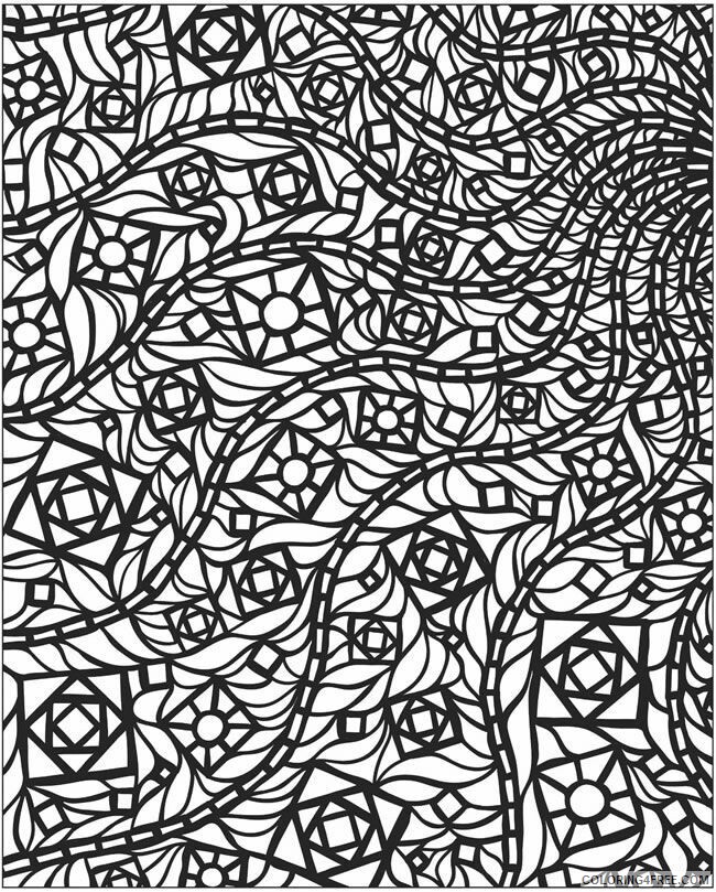 3D Coloring Pages Printable Printable Sheets 13 Pics of 3D Mosaic 2021 09 604 Coloring4free