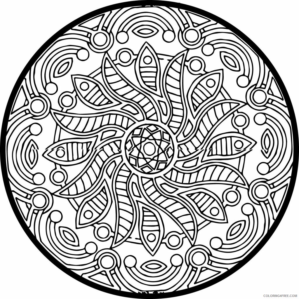 3D Coloring Pages Printable Printable Sheets 3d for adults 2021 09 610 Coloring4free