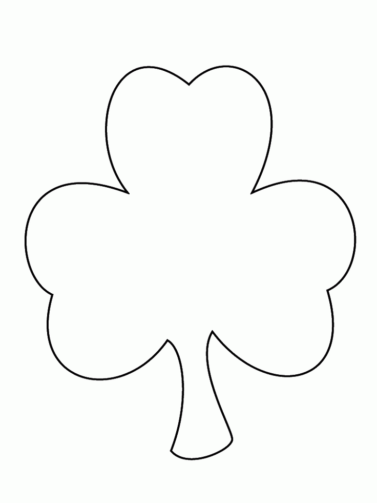 4 Leaf Clover Template Printable Sheets four leaf clover gif 2021 09 671 Coloring4free