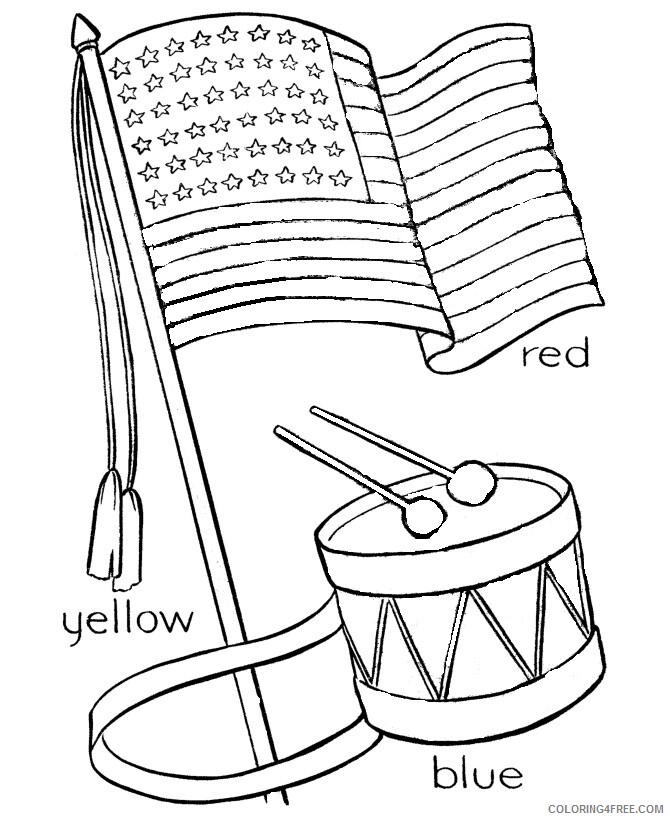 4th July Coloring Pages Printable Sheets 4th of July Page 2021 09 692 Coloring4free