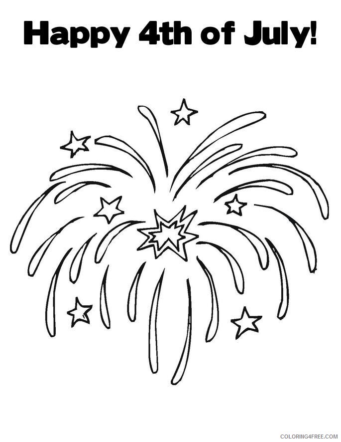 4th of July Coloring Pages for Kids Printable Sheets Happy 4th Of July Coloring 2021 09 Coloring4free