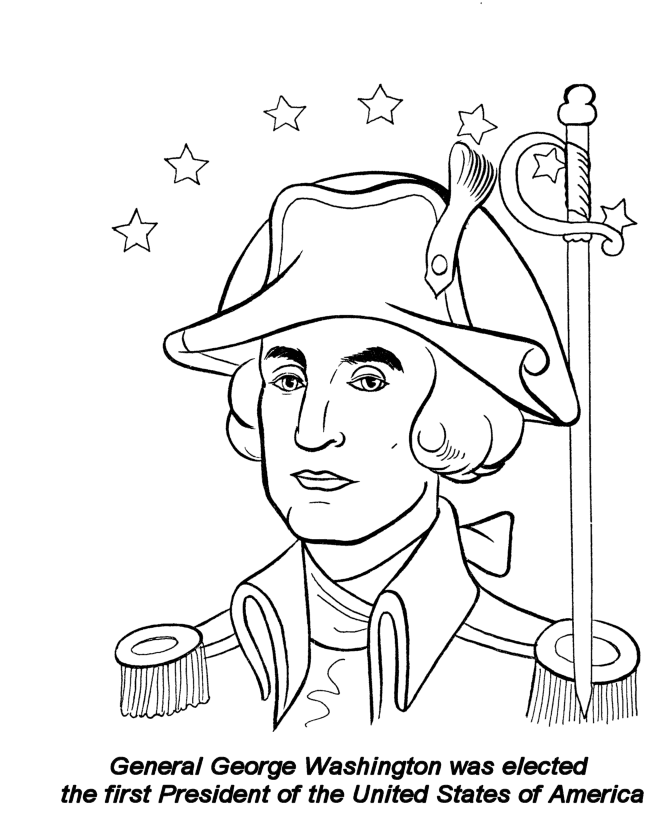 4th of July Coloring Pages for Kids Printable Sheets July 4th George 2021 09 725 Coloring4free