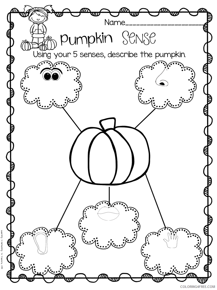 5 Senses Coloring Pages Printable Sheets Learning Is Something To Treasure 2021 09 807 Coloring4free Coloring4free Com