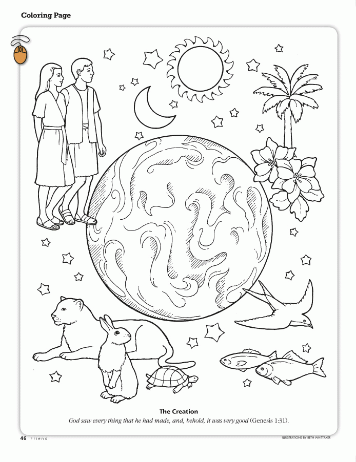 7 Days of Creation Coloring Pages Printable Sheets Creation 6 694902 gif 2021 09 843 Coloring4free