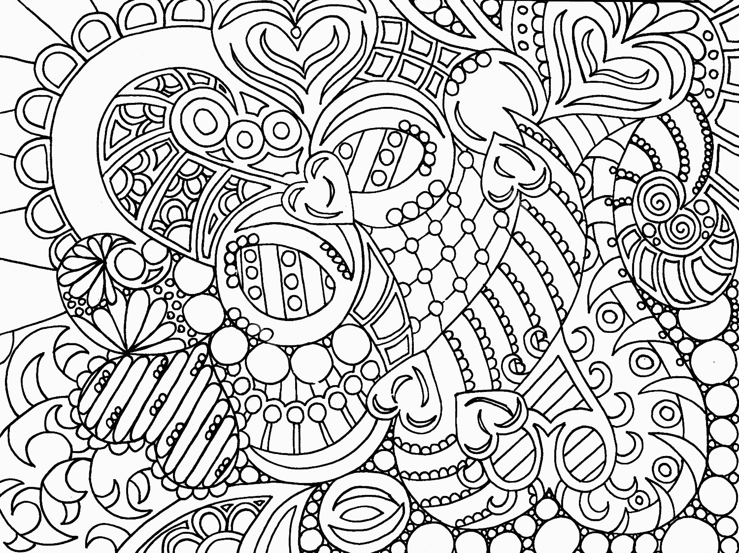 80s Coloring Pages Printable Sheets Free Abstract Coloringages For Adults 2021 09 865 Coloring4free