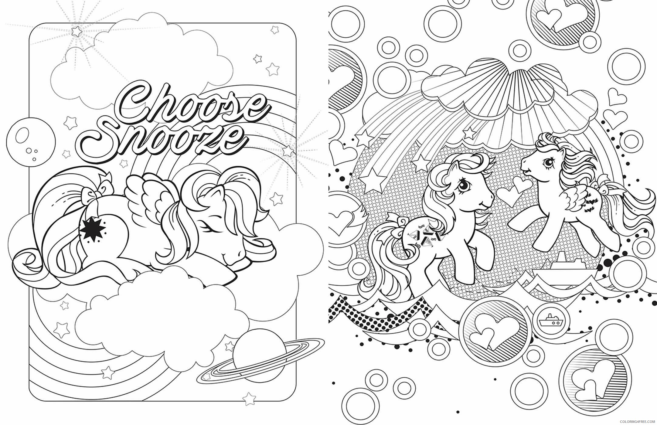 80s Coloring Pages Printable Sheets My Little Pony Retro Coloring 2021 09 869 Coloring4free