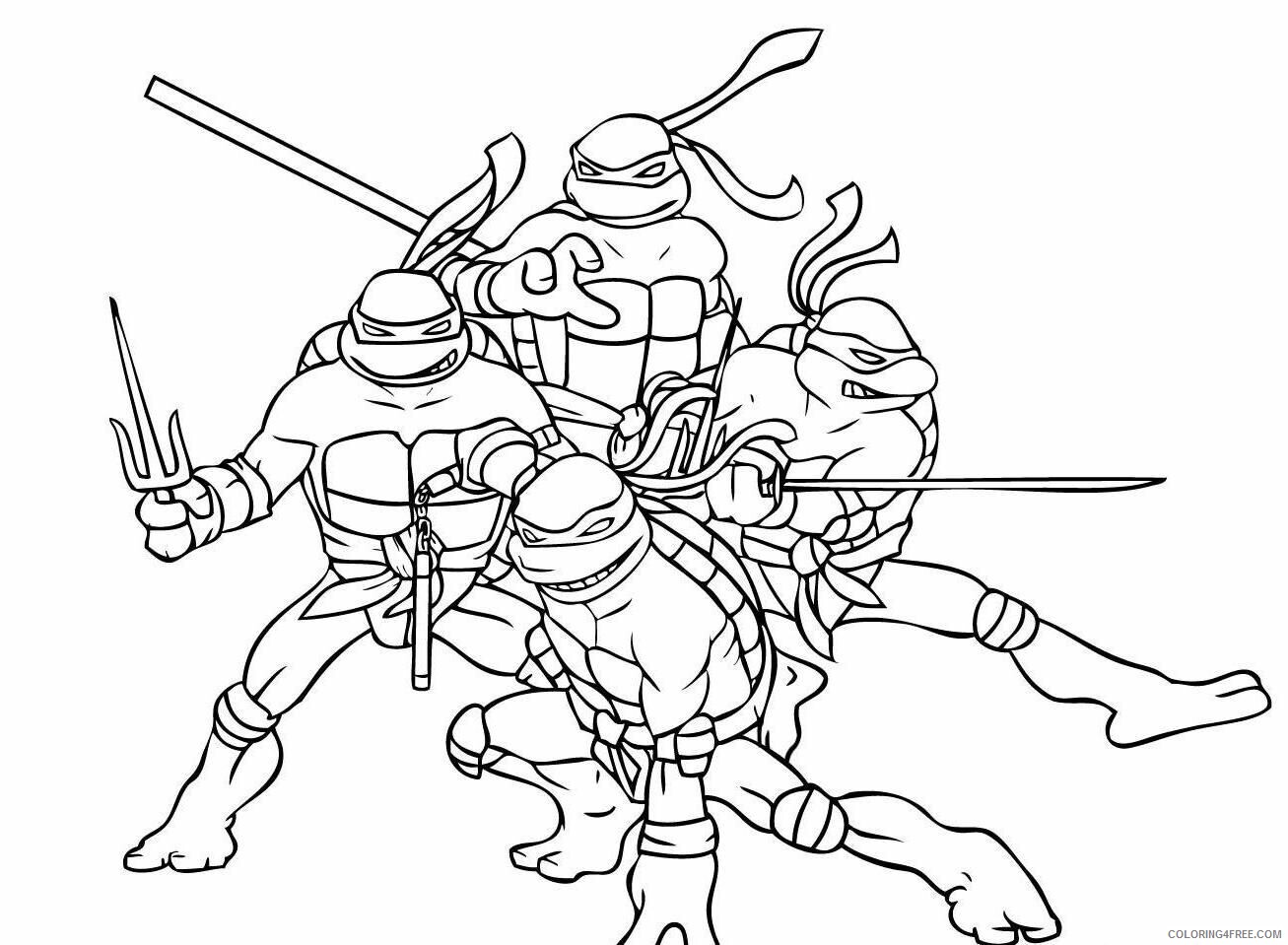 80s Coloring Pages Printable Sheets The Ninja Turtles Pages 2021 09 873 Coloring4free