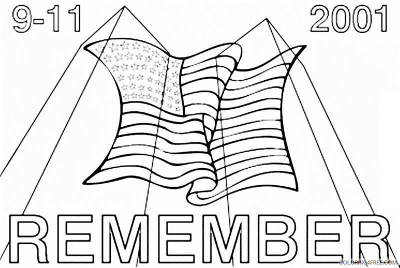 9 11 Coloring Pages Kids Printable Sheets September 9 11 Page 2021 09 878 Coloring4free