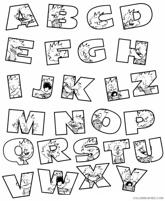 A B C Coloring Pages Printable Sheets Printable ABC for 2021 a 0040 Coloring4free
