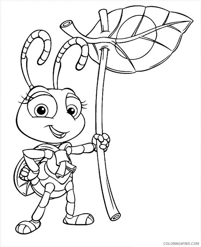 A Bugs Life Coloring Pages Printable Sheets A Bugs Life 2021 a 0085 Coloring4free