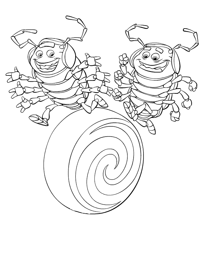 A Bugs Life Coloring Pages Printable Sheets A bugs life Pages 2021 a 0083 Coloring4free