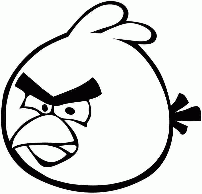 A Cartoon Bird Printable Sheets Cartoon Angry Bird Pages 2021 a 0092 Coloring4free