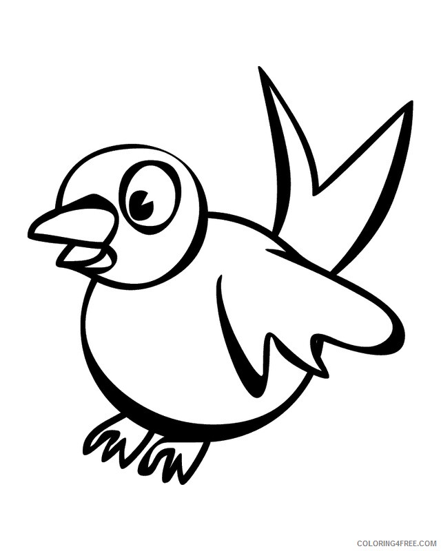 A Cartoon Bird Printable Sheets bird cartoon Colouring jpg 2021 a 0089 Coloring4free