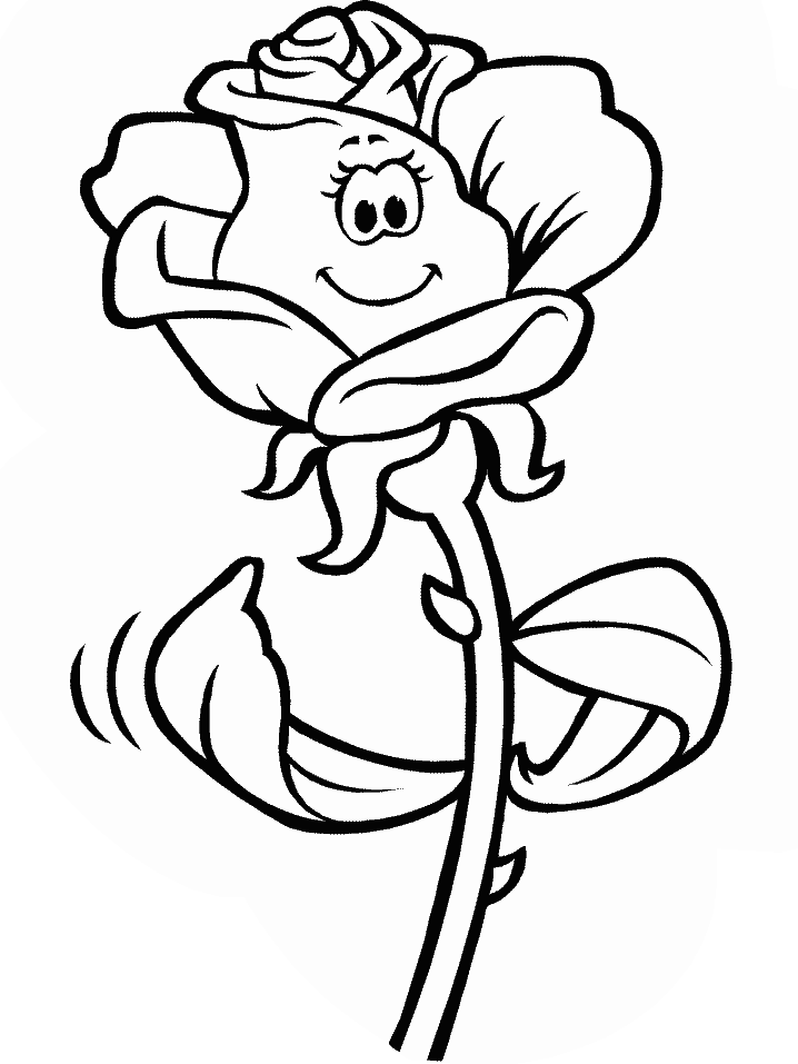 A Cartoon Flower Printable Sheets Cartoon Flower 265 2021 a 0116 Coloring4free