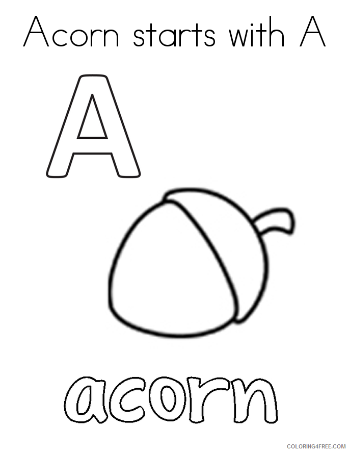 A Coloring Pages Printable Sheets Letter A 3 2021 a 0213 Coloring4free