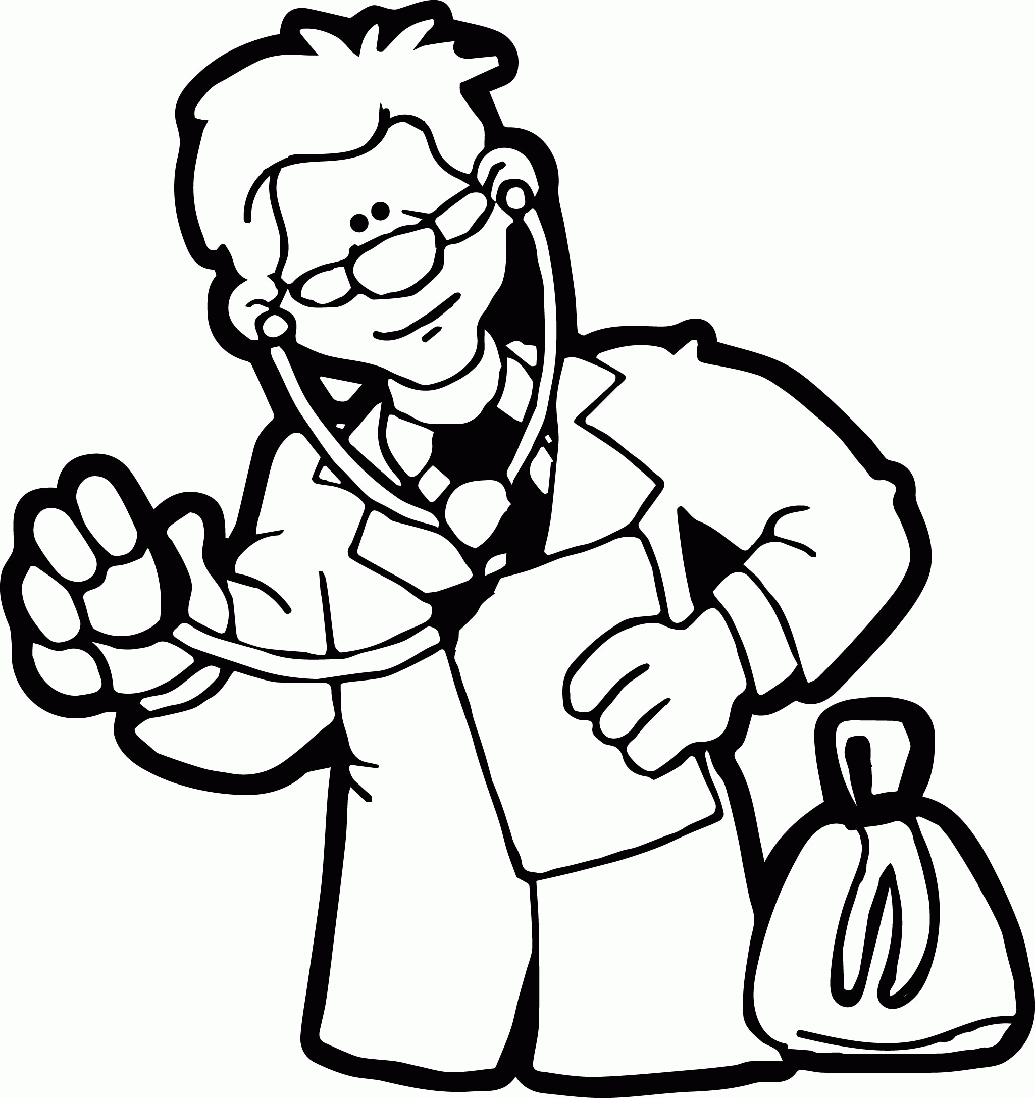 A Doctor Coloring Page Printable Sheets Doctor Look Page Wecoloringpage 2021 a 0234 Coloring4free